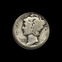 1921-D Silver Mercury Dime NICELY CIRCULATED
