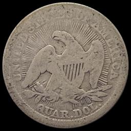 1853 Arrows Seated Liberty Quarter NICELY CIRCULATED