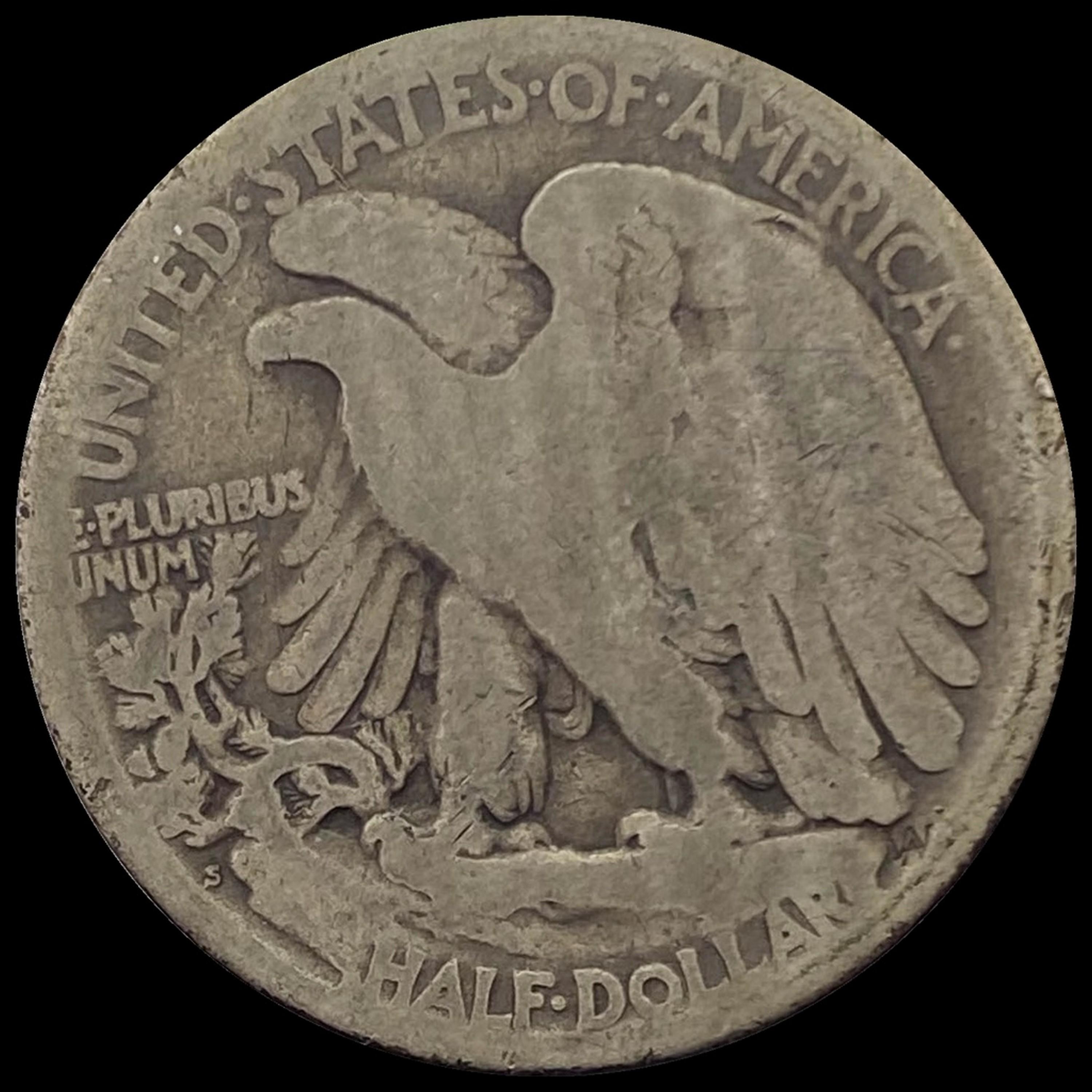1919-S Walking Liberty Half Dollar NICELY CIRCULATED