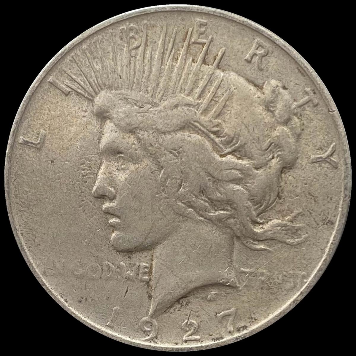 1927-D Peace Silver Dollar HIGH GRADE