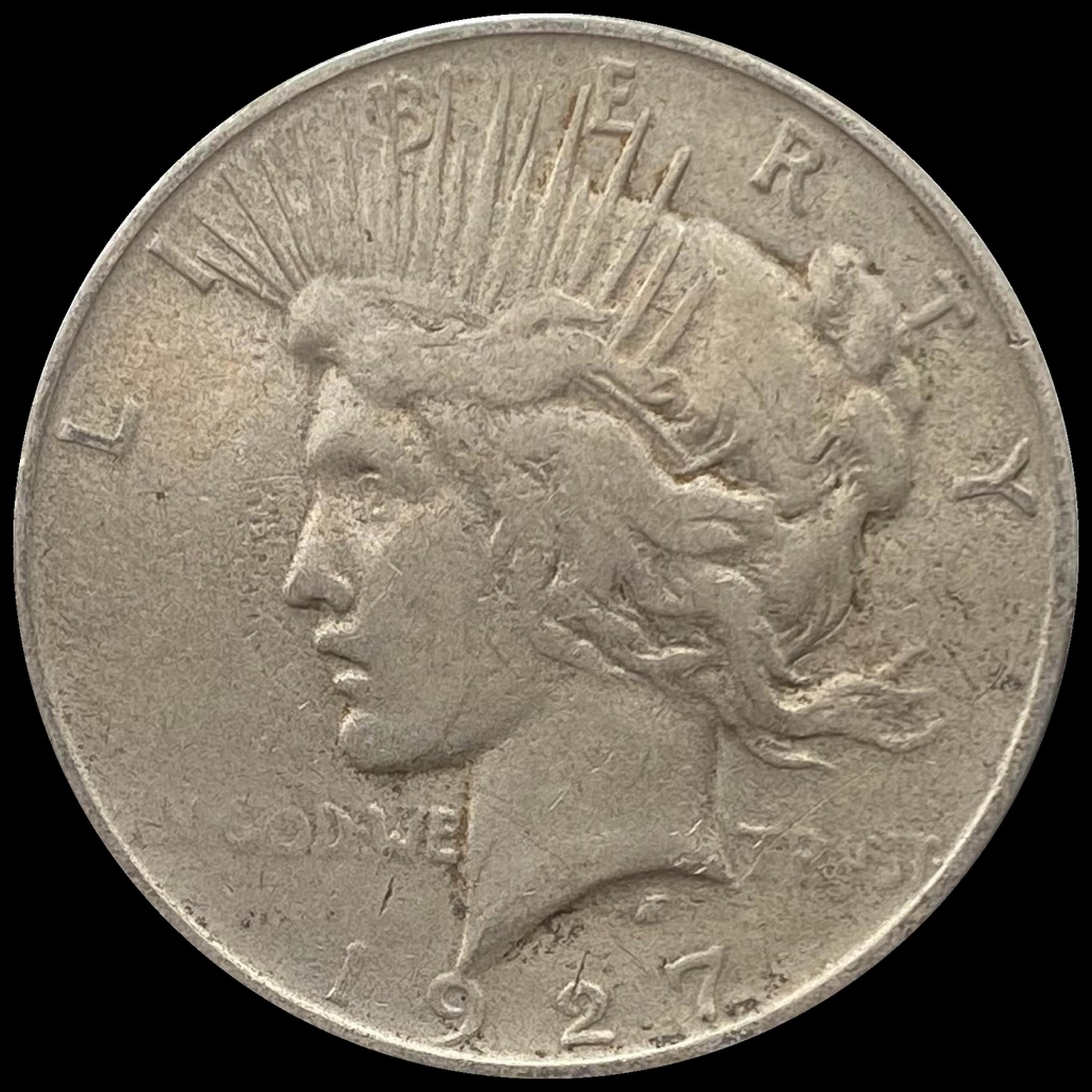 1927-D Peace Silver Dollar HIGH GRADE