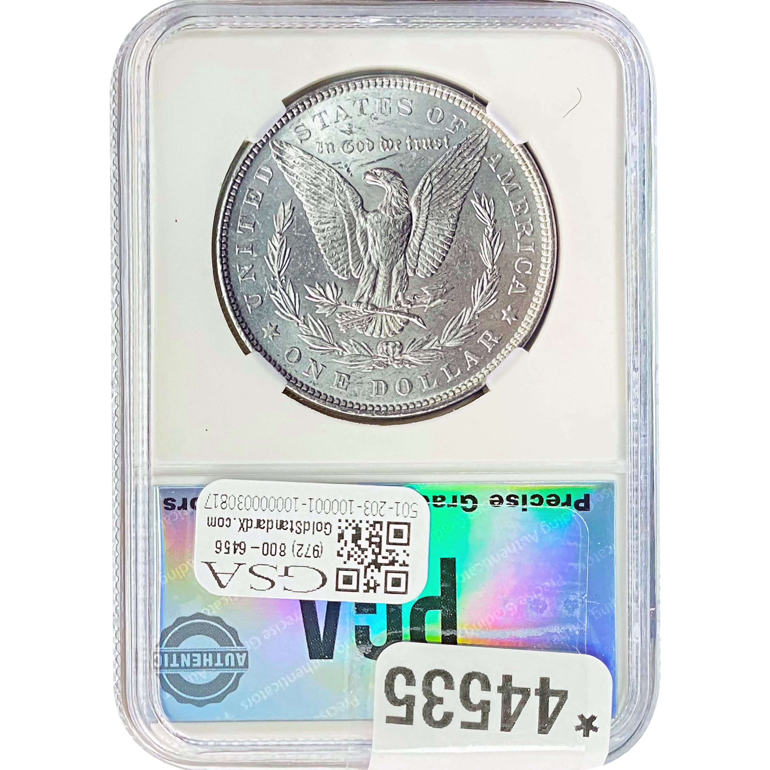 1878 Rev 79 Morgan Dollar PGA MS64+ PL