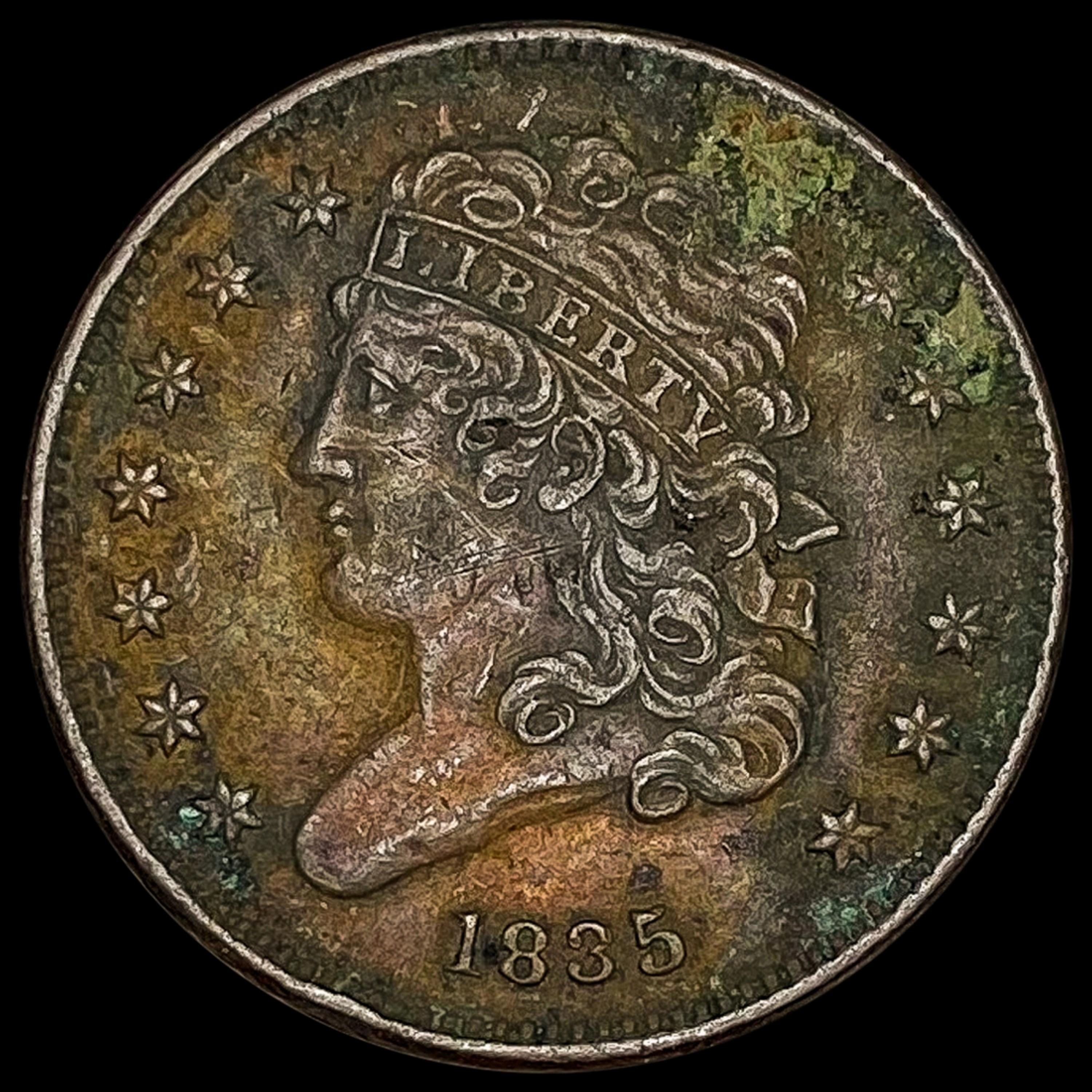 1835 Classic Head Half Cent NICELY CIRCULATED NICELY CIRCULATED