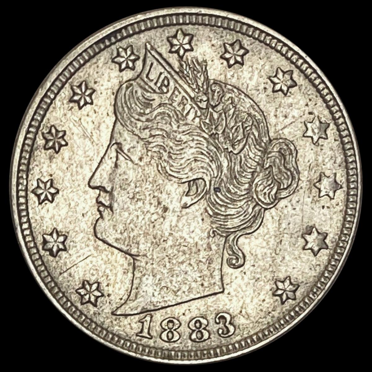 1883 Liberty Head Nickel w/Cents CLOSELY UNCIRCULATED