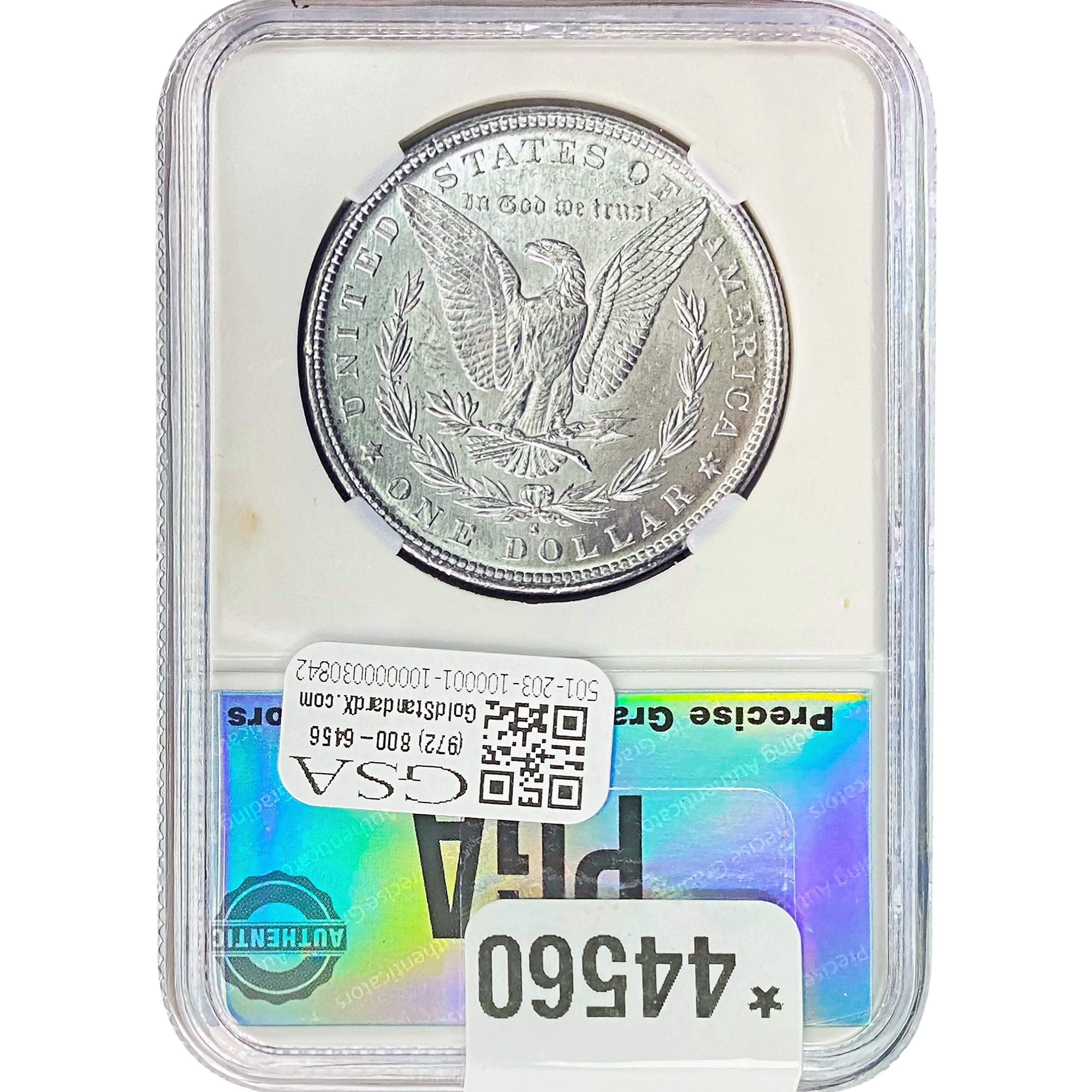 1882-S Morgan Dollar PGA MS64 PL
