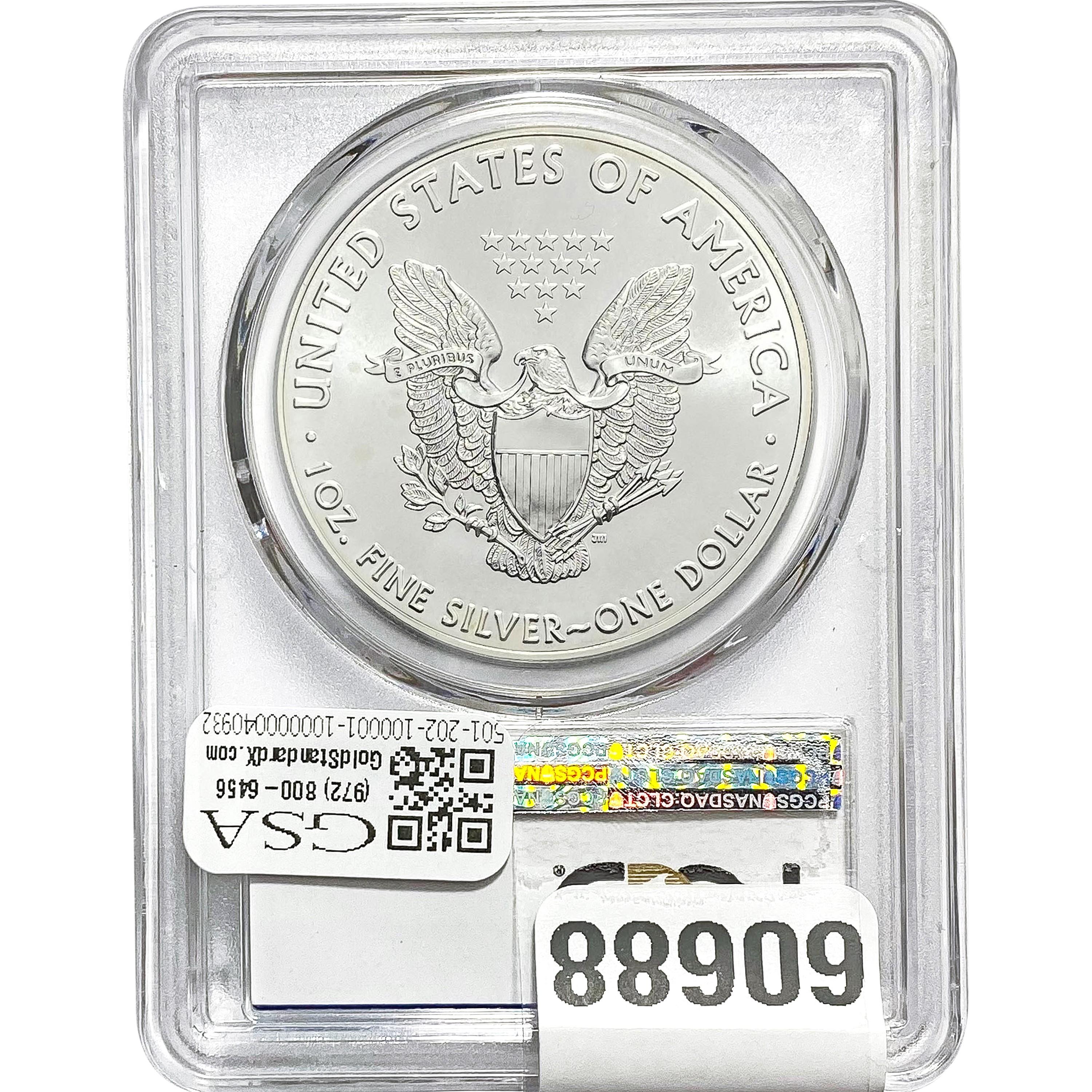 2016 Silver Eagle PCGS MS70
