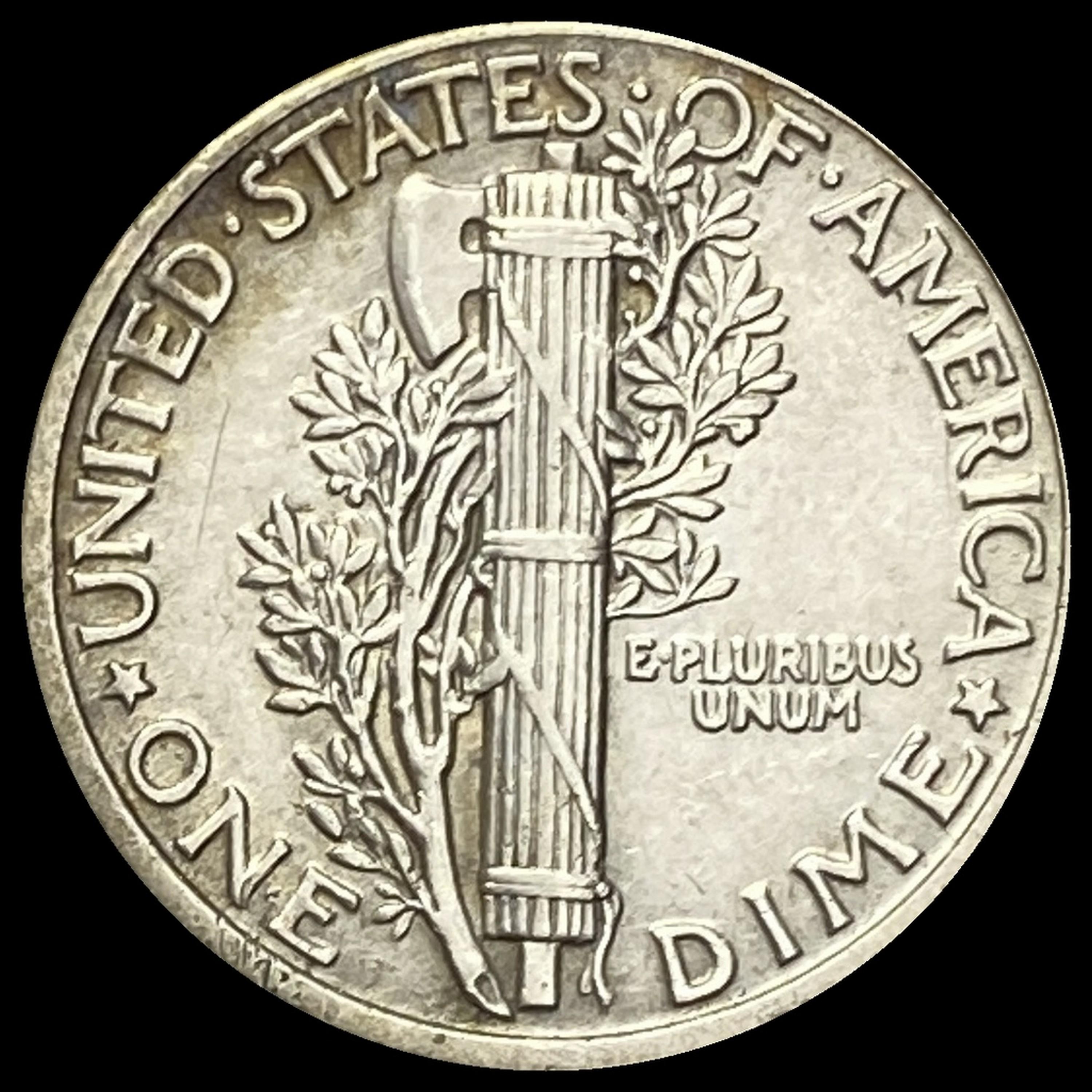1918 Mercury Dime CLOSELY UNCIRCULATED