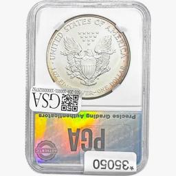 1997 American Silver Eagle PGA MS70