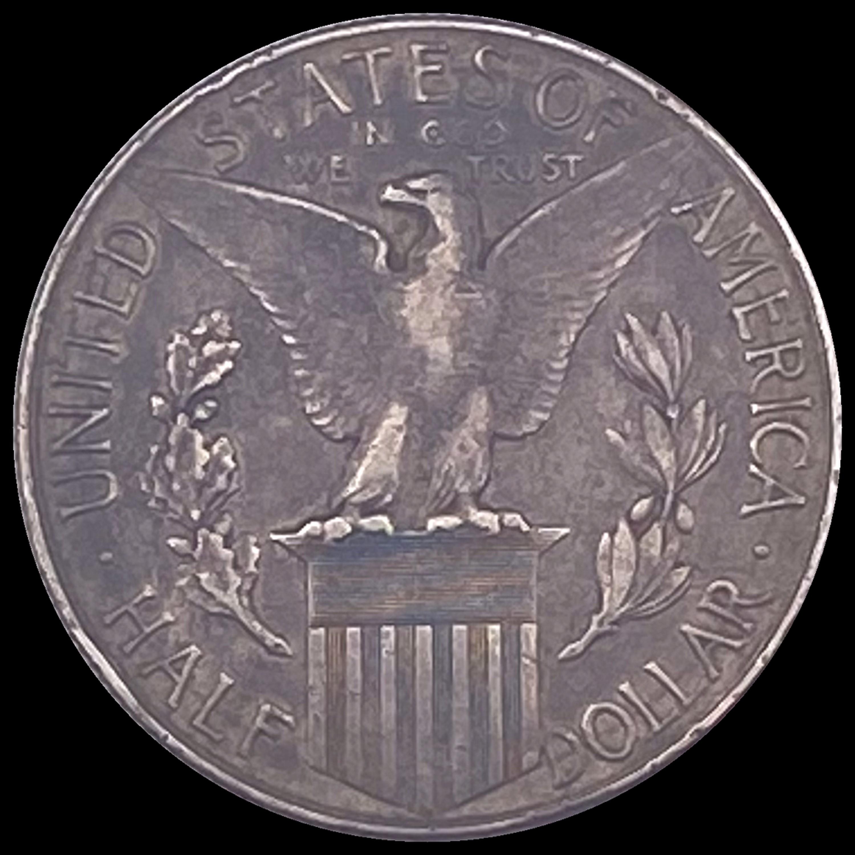 1915-S Silver Panama-Pacific Half Dollar NEARLY UNCIRCULATED