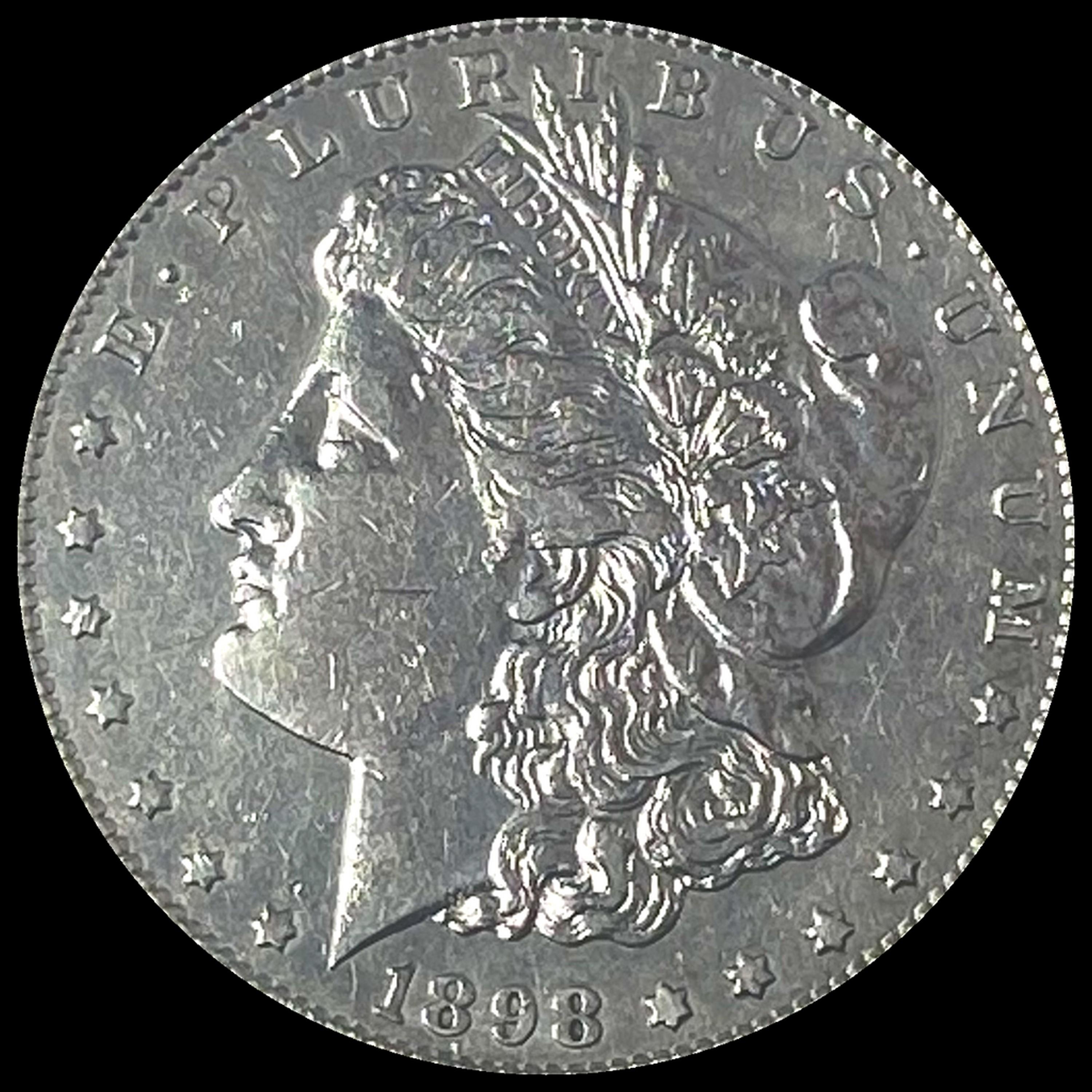 1898-S Silver Morgan Dollar CLOSELY UNCIRCULATED