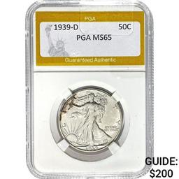 1939-D Walking Liberty Half Dollar PGA M