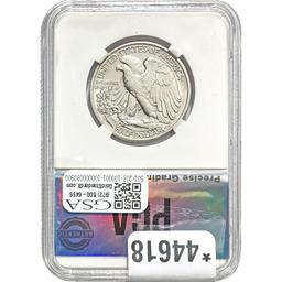 1939-D Walking Liberty Half Dollar PGA M