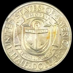 1936 Silver Rhode Island Half Dollar UNCIRCULATED
