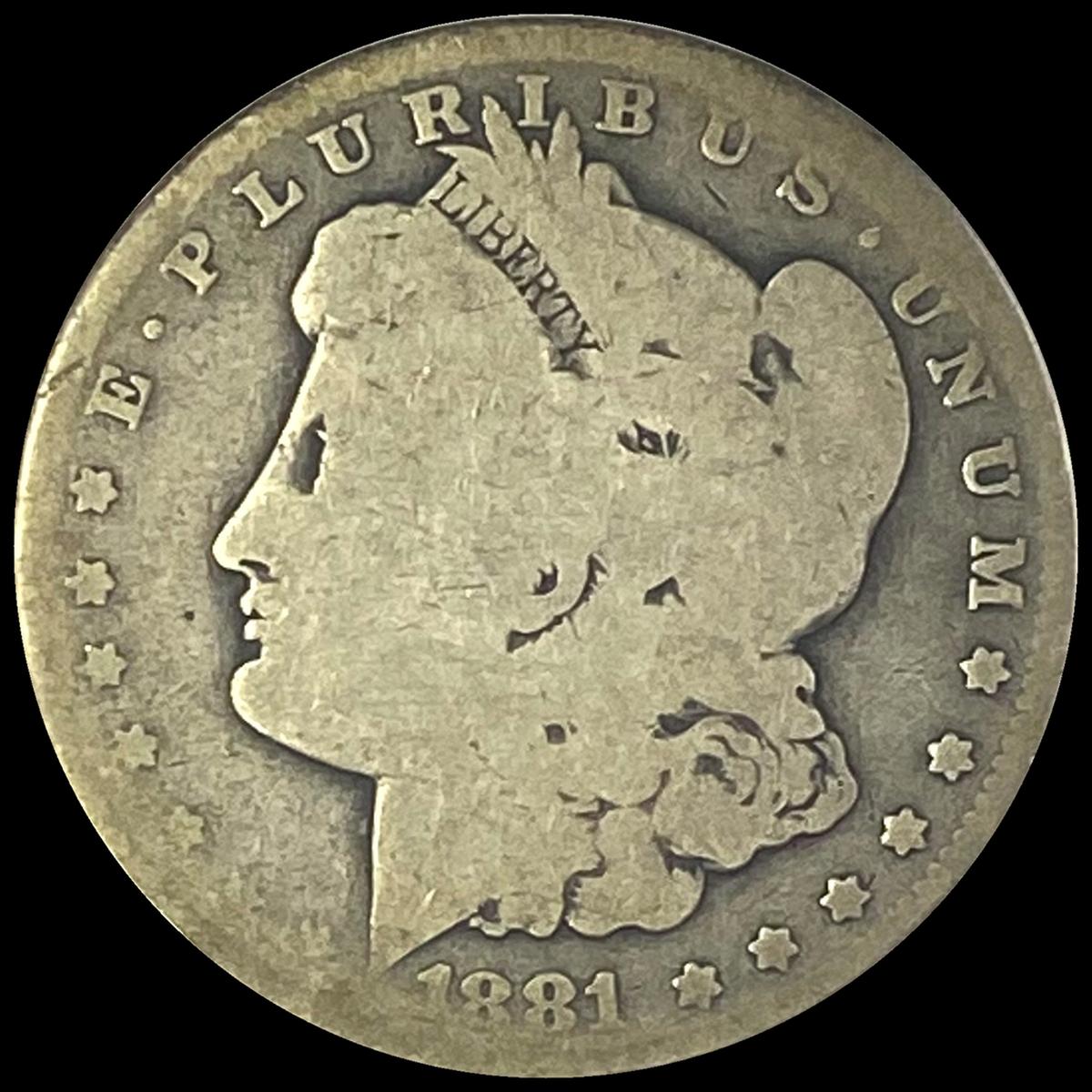 1881-CC Silver Morgan Dollar NICELY CIRCULATED