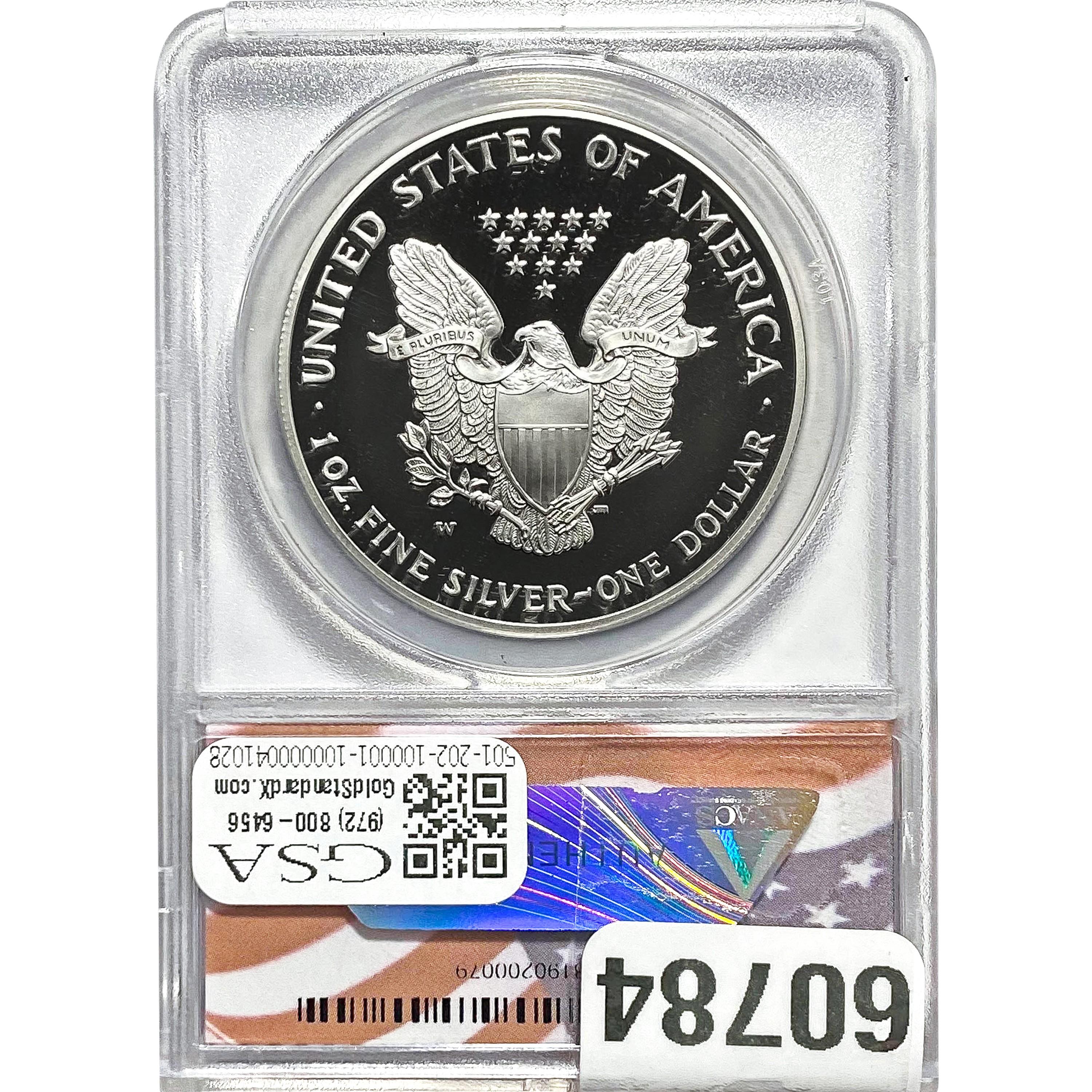 2004-W Silver Eagle ANACS PR69 DCAM
