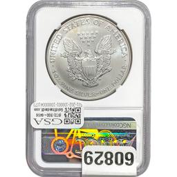 2002 American Silver Eagle NGC MS69