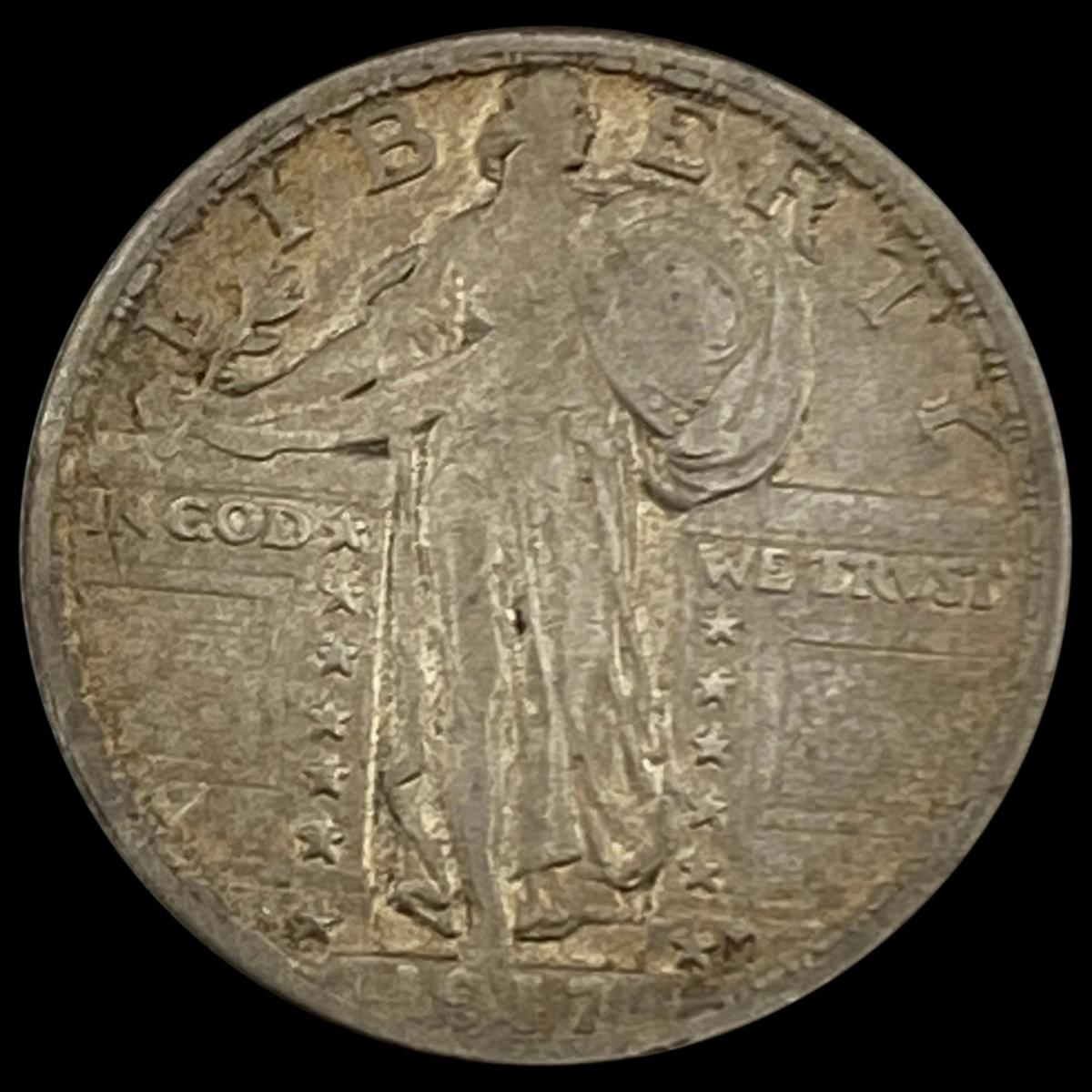 1917 Standing Liberty Quarter LIGHTLY CIRCULATED LIGHTLY CIRCULATED