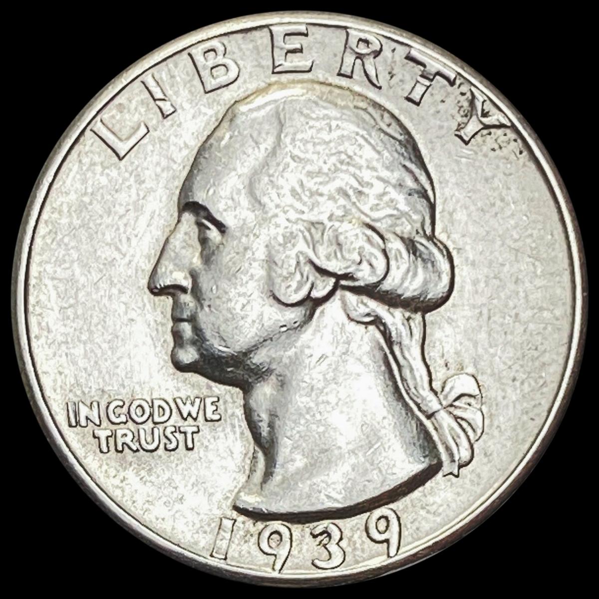1939-D Washington Quarter CHOICE BU CHOICE BU