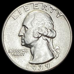 1939-D Washington Quarter CHOICE BU CHOICE BU