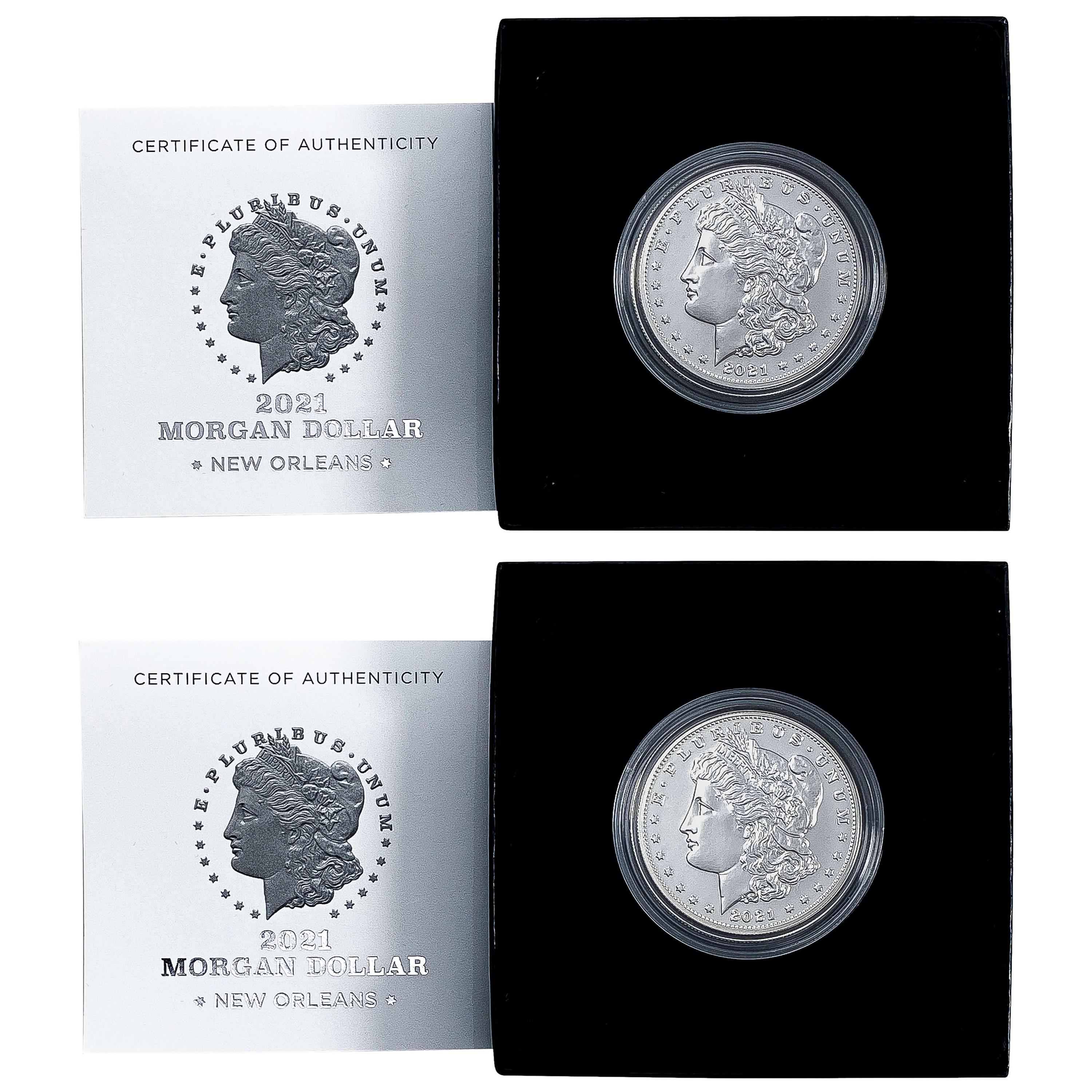 2021-O [2] Morgan Silver Dollar