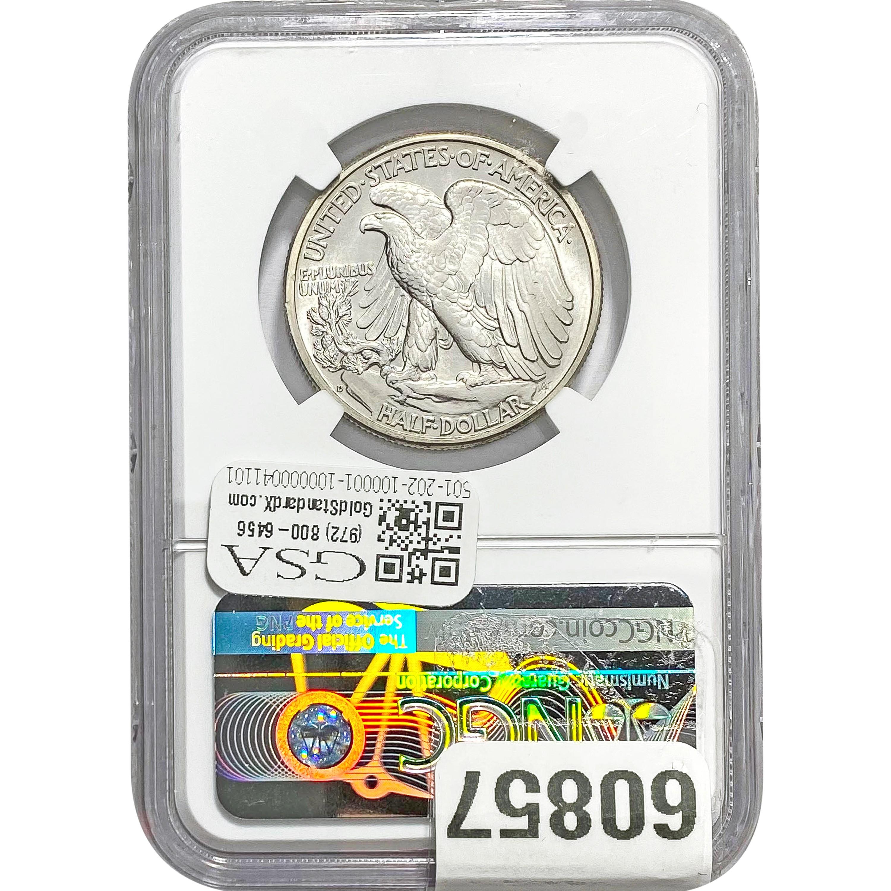 1941-D Walking Liberty Half Dollar NGC M