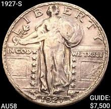 1927-S Standing Liberty Quarter CHOICE AU