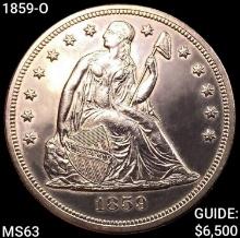 1859-O Seated Liberty Dollar CHOICE BU
