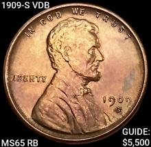 1909-S VDB Wheat Cent GEM BU