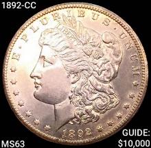 1892-CC Morgan Silver Dollar CHOICE BU