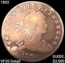 1802 Draped Bust Dollar LIGHTLY CIRCULATED