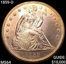 1859-O Seated Liberty Dollar CHOICE BU