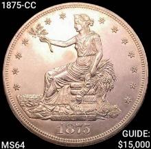 1875-CC Silver Trade Dollar CHOICE BU