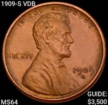 1909-S VDB Wheat Cent CHOICE BU