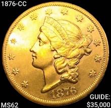 1876-CC $20 Gold Double Eagle UNCIRCULATED