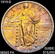 1919-D Standing Liberty Quarter GEM BU