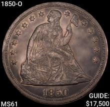 1850-O Seated Liberty Dollar UNCIRCULATED