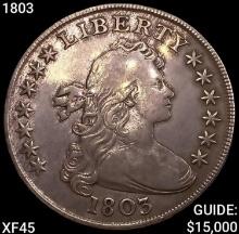 1803 Draped Bust Dollar NEARLY UNCIRCULATED