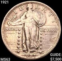 1921 Standing Liberty Quarter CHOICE BU