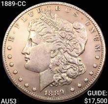 1889-CC Morgan Silver Dollar CLOSELY UNCIRCULATED