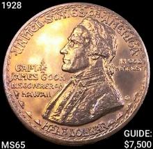 1928 Hawaiian Half Dollar GEM BU