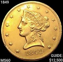 1849 $10 Gold Eagle UNCIRCULATED