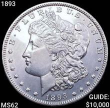 1893 Morgan Silver Dollar UNCIRCULATED