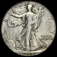 1935-S Silver Walking Liberty Half Dollar CLOSELY UNCIRCULATED