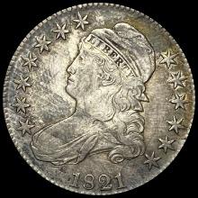 1821 Capped Bust Half Dollar NEARLY UNCIRCULATED