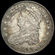 1822 Capped Bust Half Dollar LIGHTLY CIRCULATED