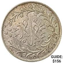 1293/33 1907 Silver 5 Piastre UNCIRCULATED