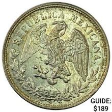 1904Mo AM Mexico Silver Peso CHOICE AU
