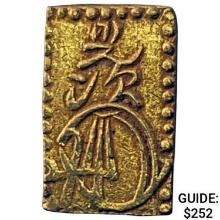 1868-1869 Japan .029oz Gold 2 Bu CLOSELY UNCIRCULATED