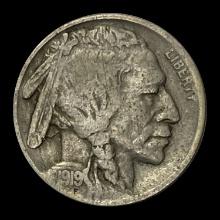 1919 Buffalo Nickel LIGHTLY CIRCULATED