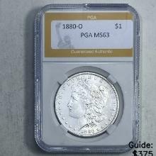 1880-O Morgan Dollar PGA MS63